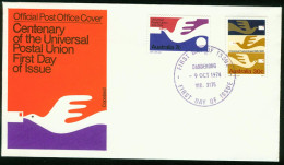 Fd Australia FDC 1974 MiNr 557-558 | Centenary Of U.P.U. #fdc-3004 - FDC