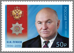 RUSSIA 2023-89 Famous People: Luzhkov, Mayor Of Moscow. Order Of Merit, MNH - Otros & Sin Clasificación