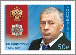 RUSSIA 2023-90 Famous People: Zhirinovsky, Politician. Order Of Merit, MNH - Otros & Sin Clasificación