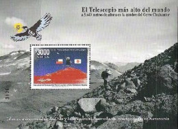 Chile Chili 2010 Astronomy World Highest Telescope Space Cosmos Block MNH - Chile