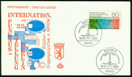 Fd Germany, Berlin FDC 1983 MiNr 702 | International Broadcasting Exn (IFA) Berlin #fdc-3005 - 1981-1990