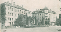 Superrar Kempten Realschule Und Kriegerdenkmal Um 1920 O.Z.M. No. 1366 - Kempten