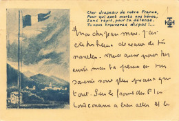 MILITARIA - Cher Drapeau De Notre France Pour Qui Sont Morts Nos Héros - Drapeau - Carte Postale Ancienne - Sonstige & Ohne Zuordnung