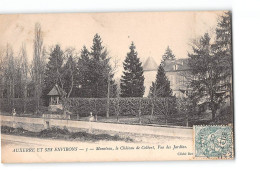 MONETEAU - Le Château De Colbert - Vue Des Jardins - Très Bon état - Moneteau