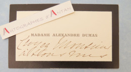 ● CDV Henriette épouse D'Alexandre DUMAS Fils Née Régnier De La Brière Carte De Visite (1851-1934) - Cartoncini Da Visita