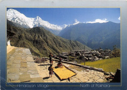 HIMALAYAN VILLAGE North Of POKHARA(SCAN RECTO VERSO)MA0040 - Tíbet