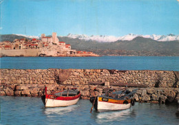 ANTIBES Vue Sur Les Remparts  28 (scan Recto Verso)MA002VIC - Antibes - Les Remparts