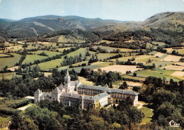 DOURGNE Vue Aerienne L Abbaye Ste Scholastique Et La Montagne Noire(SCAN RECTO VERSO)MA0064 - Dourgne