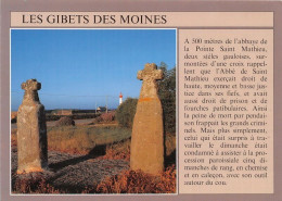 PLOUGONVELIN Les Deux Steles Christianisees A Proximite De La Pointe Saint Mathieu (SCAN RECTO VERSO)MA0062 - Plougonvelin