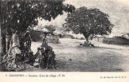 REPUBLIQUE POPULAIRE DU BENIN DAHOMEY SAVALOU COIN DE VILLAGE  36(scan Recto-verso) MA086 - Benin
