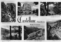 04 CASTELLANE  Multivue Centre D'excursions  23 (scan Recto Verso)MA006TER - Castellane