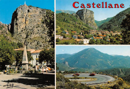 04 CASTELLANE Trois Vues  21 (scan Recto Verso)MA006TER - Castellane