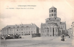 Auvergne Pittoresque ISSOIRE L Eglise Saint Paul Et Le College 24(SCAN RECTO VERSO)MA0097 - Issoire