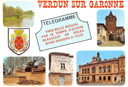 82 VERDUN SUR GARONNE Un Télégramme  27 (scan Recto Verso)MA008TER - Verdun Sur Garonne