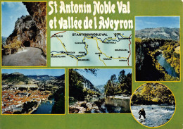 82  SAINT ANTONIN NOBLE VAL Et Vallée De L'Aveyron 46 (scan Recto Verso)MA008TER - Saint Antonin Noble Val
