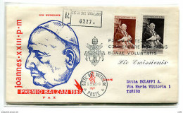 Vaticano FDC Venetia 1963 Balzan  Viaggiata Racc. Per L'Italia - FDC