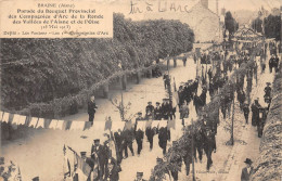 02-BRAINE- PARADE DU BOUQUET PROVINCIAL DES COMPAGNIES D'ARC DE LA RONDE DES VALLEES DE L'AISNE DEFILE - Other & Unclassified