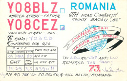 Romania Radio Amateur QSL Post Card Y03CD Y08BLZ - Radio Amateur