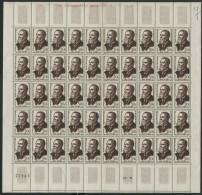 N° 1217 50 Fr Jean JAURES Feuille Complète De 50 Ex Neufs ** (MNH) Cote 85 € Voir Suite - Full Sheets