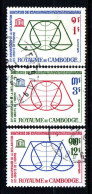 Cambodge - 1963  - Droits De L' Homme  - N° 141 à 143  -  Oblit - Used - Kambodscha