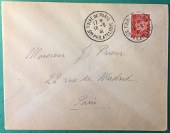 France, Divers Sur Enveloppe, TAD FOIRE DE PARIS Son PHILATELIQUE 6.9.1941 - (A1129) - Gedenkstempel