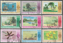 Trinidad & Tobago. 1976 Definitives. 9 Used Values To 50c. SG 479etc M4047 - Trinidad En Tobago (1962-...)