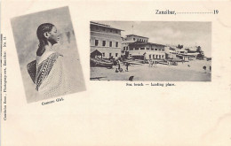 Zanzibar - Comoro Girl - Sea Beach - Landing Place - Publ. Coutinho Bros. 11 - Tanzania