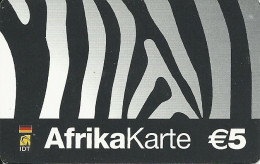 Germany: Prepaid IDT Afrika Karte 05.07 - [2] Mobile Phones, Refills And Prepaid Cards