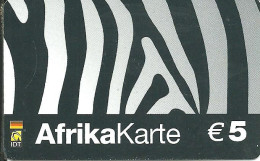 Germany: Prepaid IDT Afrika Karte 03.05 - [2] Mobile Phones, Refills And Prepaid Cards