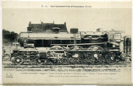 Cpa Locomotive Nord 231 N° 1166, Beau Plan - Matériel