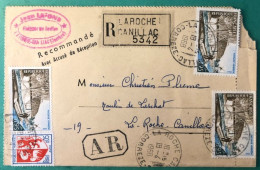 France Divers Sur Carte-lettre - Recommandée De LAROCHE-CANILLAC 18.4.1968 - (A1135) - 1961-....