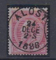 BELGIË - OBP - 1884/91 - Nr 46 T0 (ALOST) - Coba + 1.00 € - 1884-1891 Léopold II