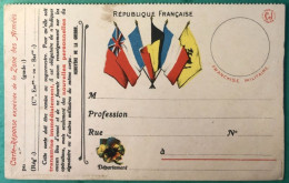 France CPFM - Carte-réponse Neuve - (A1141) - WW I