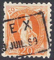 ZWITSERLAND Yvert 81 (Zu 66B, Mi 58XB) - Used Stamps