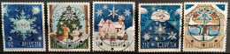 2023 Weihnachten Schneekristalle Vollstempel - Gebraucht