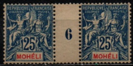 MOHELI 1906-7 * - Unused Stamps