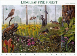 2002 Long Leaf Pine Forest, 10 Stamps, Mint Never Hinged - Nuovi