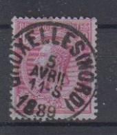 BELGIË - OBP - 1884/91 - Nr 46 T0 (BRUXELLES(NORD)) - Coba + 1.00 € - 1884-1891 Leopold II.