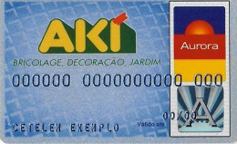 PORTUGAL - AKI - Cetelem  (sample) - Cartes De Crédit (expiration Min. 10 Ans)