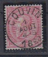 BELGIË - OBP - 1884/91 - Nr 46 T0 (COUVIN) - Coba + 2.00 € - 1884-1891 Léopold II