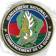 Ecusson PVC GENDARMERIE NATIONALE COMMANDEMENT DE LA GUYANE - Police