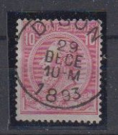 BELGIË - OBP - 1884/91 - Nr 46 T0 (DISON) - Coba + 2.00 € - 1884-1891 Léopold II