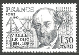 350 France Yv 2095 Eugène Viollet-le-Duc Architecte Architect MNH ** Neuf SC (2095-1d) - Altri & Non Classificati