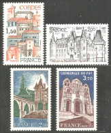 350 France Yv 2081-2084 Tourisme 1980 Cordes Maintenon Le Puy MNH ** Neuf SC (2081-2084-1c) - Other & Unclassified