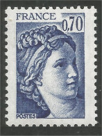 350 France Yv 2056b Sabine De Gandon 70c Bleu Blue Violet 1979 Gomme Tropicale MNH ** Neuf SC (2056b-1b) - 1977-1981 Sabine Van Gandon