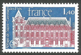 350 France Yv 2045 Abbaye Saint Germain Des Prés Abbey MNH ** Neuf SC (2045-1e) - Altri & Non Classificati