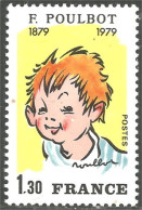 350 France Yv 2038 Francisque Poulbot Dessinateur Designer MNH ** Neuf SC (2038-1e) - Autres & Non Classés