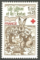350 France Yv 2024 Croix-Rouge Red Cross Lièvre Lapin Hare Rabbit Coniglio Lepre Hase MNH ** Neuf SC (2024-1b) - Conejos