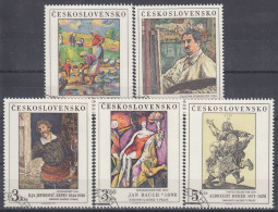 CZECHOSLOVAKIA 2534-2538,used - Used Stamps