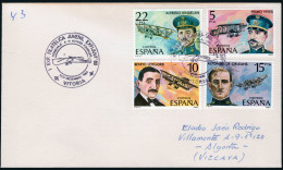 Álava - Edi O 2595/8 - Mat "Vitoria 10/12/80 - Homenaje A H. Alfaro Fournier" - Lettres & Documents